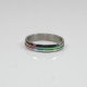 Bague homme arc en ciel, Taille: 65
