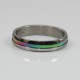 Bague homme arc en ciel, Taille: 65