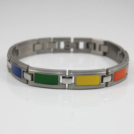 Bracelet homme arc en ciel SUN